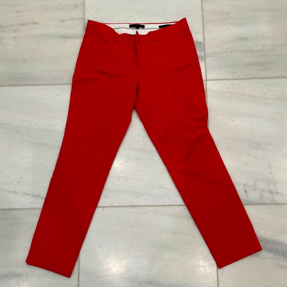 Banana Republic Sloan Fit Red Pants Size 6